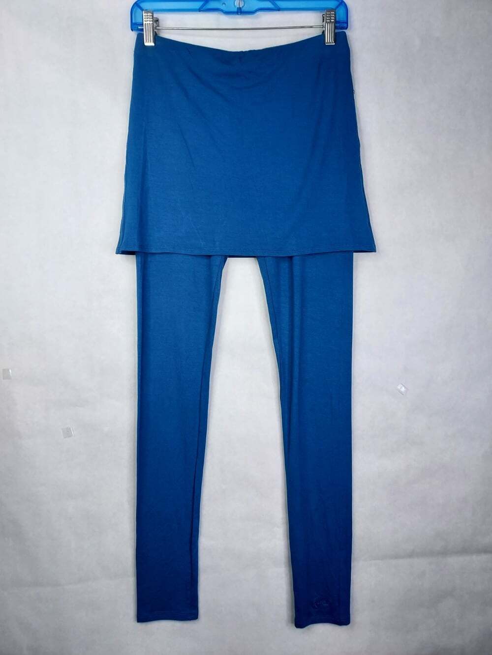 Kavu Skirted Layover Leggings Women S Blue Pull On Boho Gorpcore Activewear Yoga